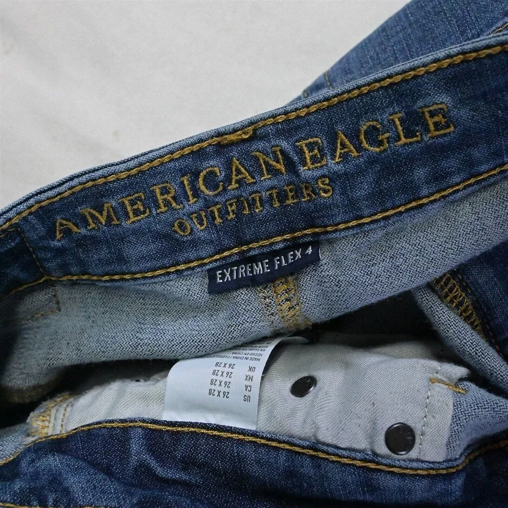 American‎ Eagle 26 x 28 Slim Medium Extreme Flex 4 Denim Jeans